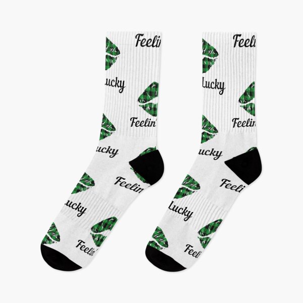 Item preview, Buffalo Plaid Lips, Feelin' Lucky, Funny St. Patrick's Day Celebrations designed and sold by Auntieck.