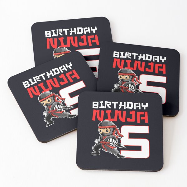 Item preview, Kids 5th Birthday Ninja I m 5 Years Old Bday Party Best Boy designed and sold by HolyWater SHOP.