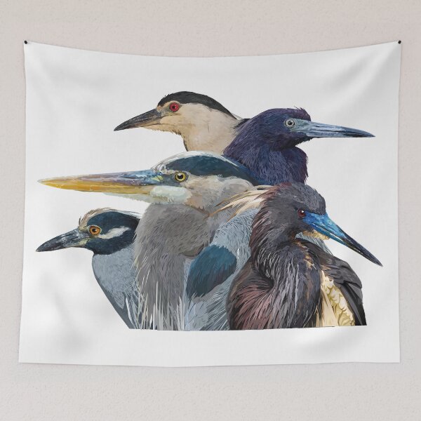 Item preview, herons designed and sold by obscurite.