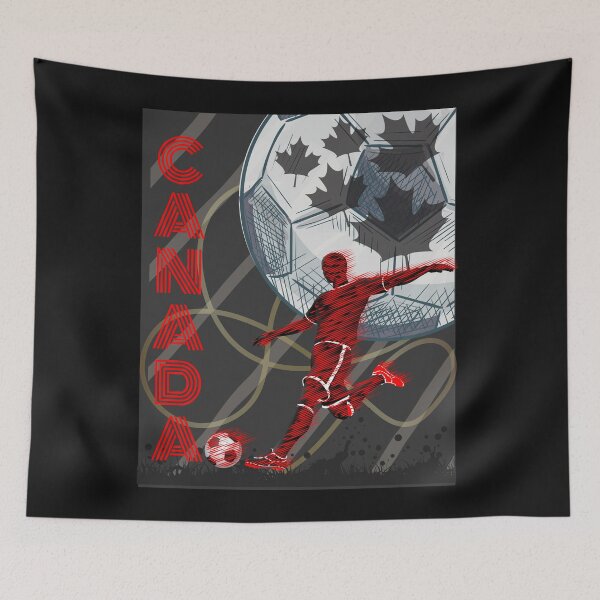 Item preview, Team Canada-Les Rouges-Canada Mens Soccer Team-Canada Soccer-Canada-2022-CANMNT designed and sold by SighFly52.
