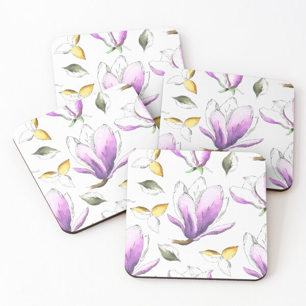 Item preview, Playful purple girly pretty floral pattern designed and sold by Cordelias-Curio.