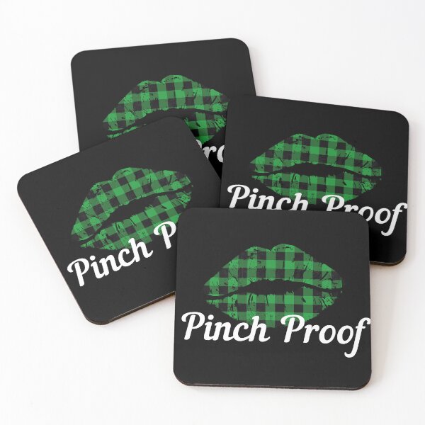 Item preview, Buffalo Plaid Lips, Pinch Proof, Funny St. Patrick's Day Celebrations designed and sold by Auntieck.