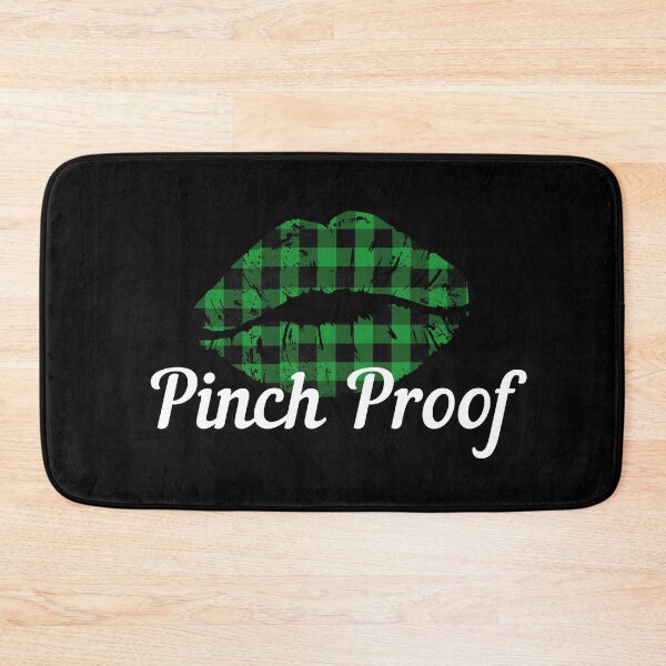Item preview, Buffalo Plaid Lips, Pinch Proof, Funny St. Patrick's Day Celebrations designed and sold by Auntieck.