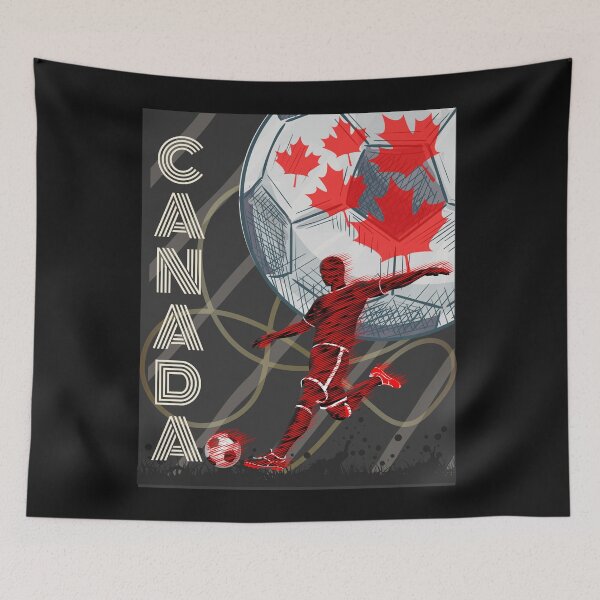 Item preview, Team Canada-Les Rouges-Canada Mens Soccer Team-Canada Soccer-Canada-2022-CANMNT designed and sold by SighFly52.