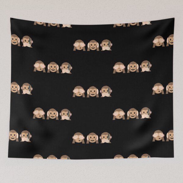 Item preview, See No Evil, Hear No Evil, Speak No Evil Emoji designed and sold by Flying Jake.