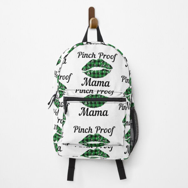 Item preview, Buffalo Plaid Lips, Pinch Proof Mama, Funny St. Patrick's Day Celebrations designed and sold by Auntieck.