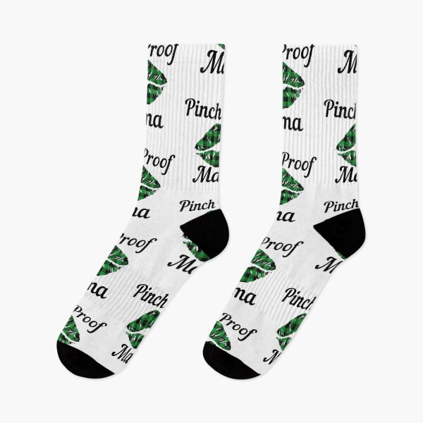 Item preview, Buffalo Plaid Lips, Pinch Proof Mama, Funny St. Patrick's Day Celebrations designed and sold by Auntieck.