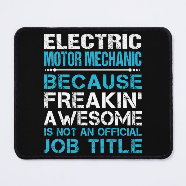Item preview, Electric Motor Mechanic T Shirt - Freaking Awesome Job Gift Item Tee designed and sold by oetate4774.