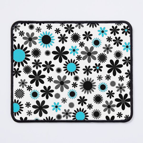 Item preview, Black and Blue Floral Pattern designed and sold by RyanCaudell.