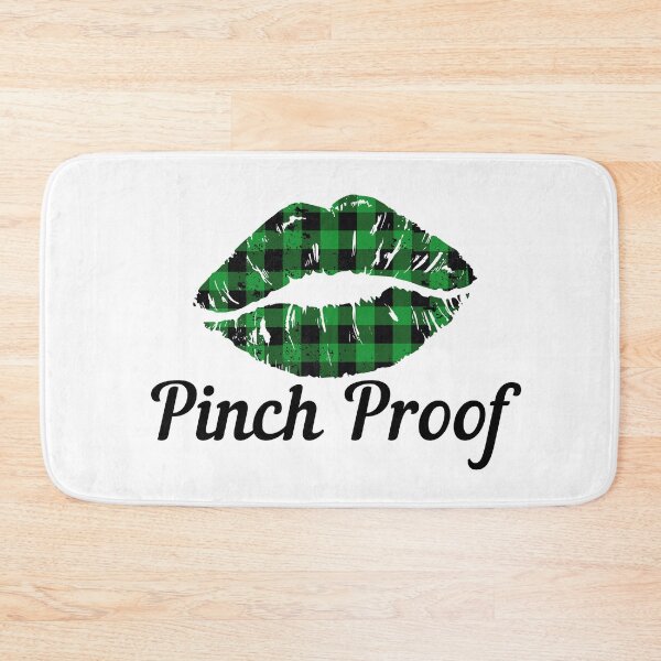 Item preview, Buffalo Plaid Lips, Pinch Proof, Funny St. Patrick's Day Celebrations designed and sold by Auntieck.