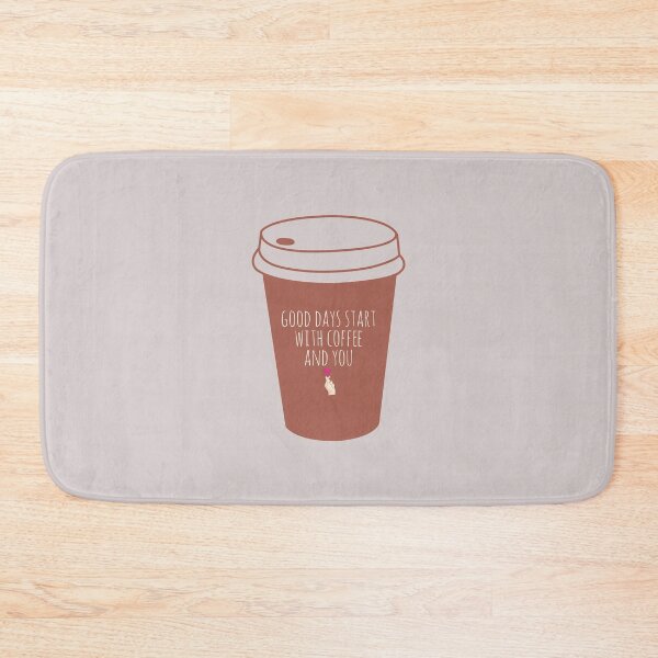 Item preview, Good days start with coffee and you | coffee lovers quote | designed and sold by Tarun Bisht.