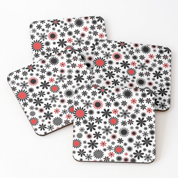 Item preview, Black and Red Floral Pattern designed and sold by RyanCaudell.