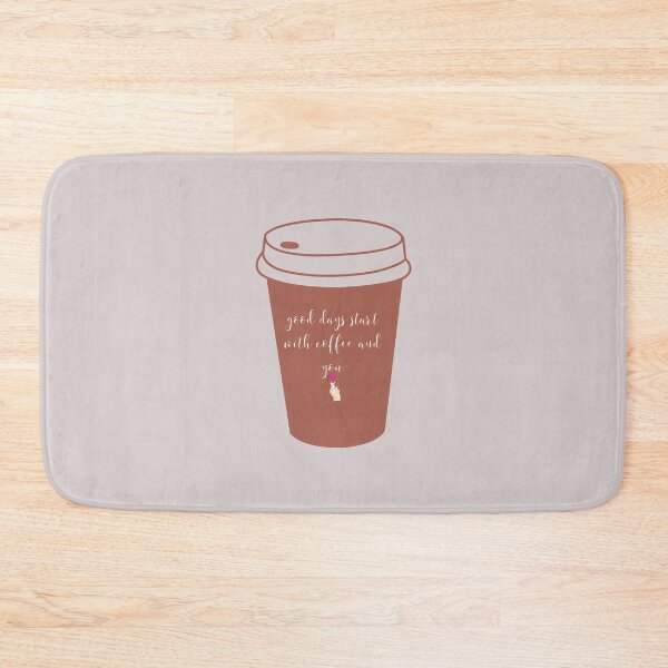 Item preview, Good days start with coffee and you | coffee lovers quote | designed and sold by Tarun Bisht.