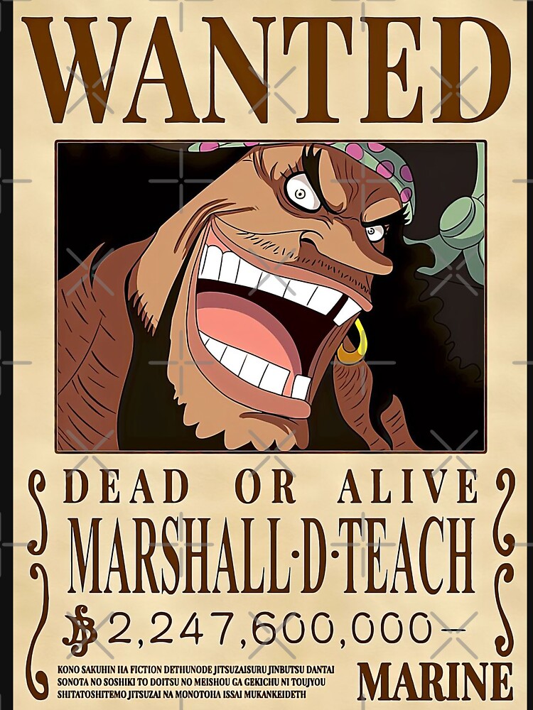 ONE PIECE - Poster Wanted Blackbeard (52x35) GBYDCO267