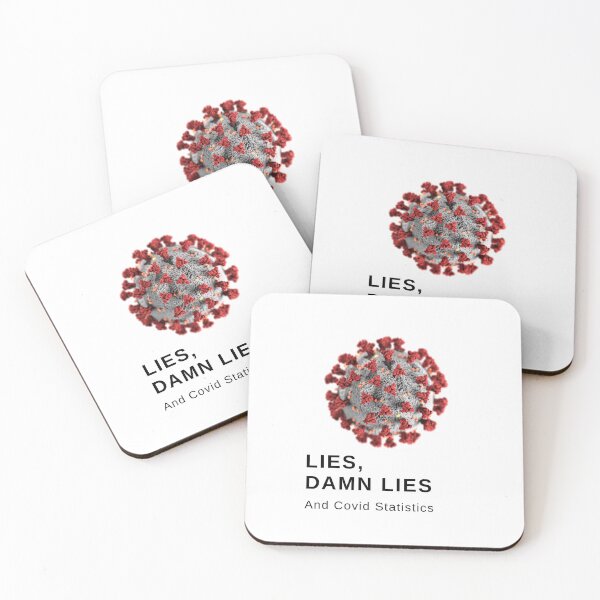 Item preview, Lies, Damn Lies and Covid Statistics designed and sold by debjaynedesign.