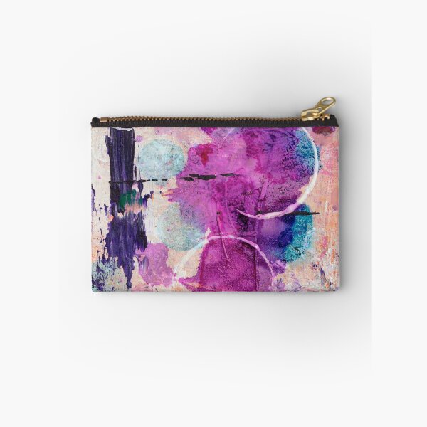Item preview, OUT OF THIS WORLD 2 Abstract, Modern, Circles, Lines, Purple, Pink, Blue designed and sold by KATHLEEN TENNANT ART.
