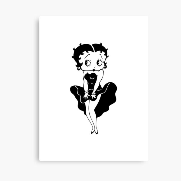 Impressions Sur Toile Sur Le Theme Betty Boop Redbubble