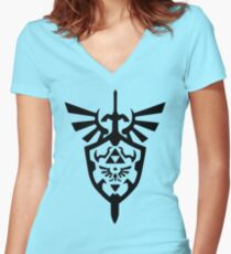 Zelda Women's Fitted V-Neck T-Shirt