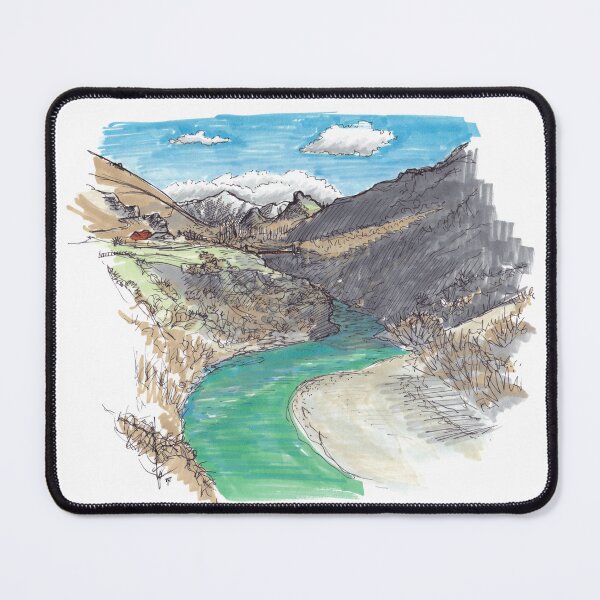Item preview, Arrow River from Gibbston Valley Watercolour designed and sold by Tom Napper Design.