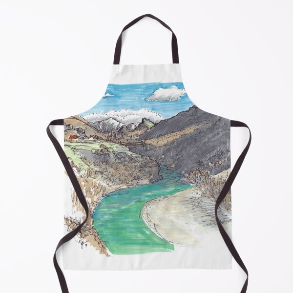 Item preview, Arrow River from Gibbston Valley Watercolour designed and sold by Tom Napper Design.