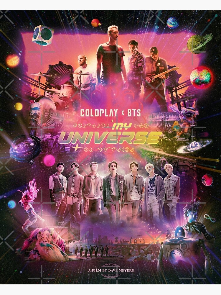 Disover BTS My Universe Premium Matte Vertical Poster