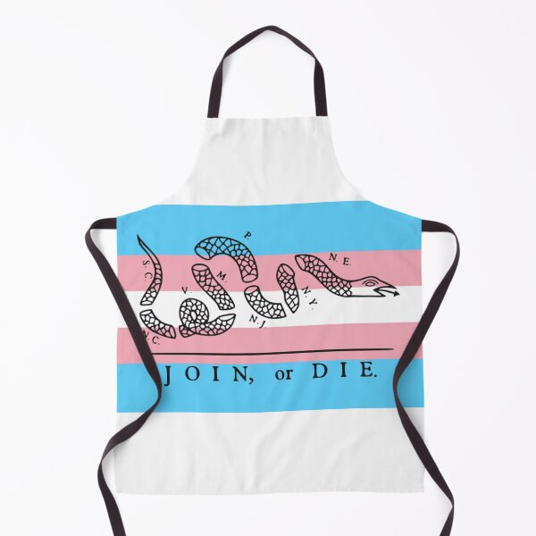 Item preview, JOIN OR DIE trans pride flag designed and sold by awsomehog1.