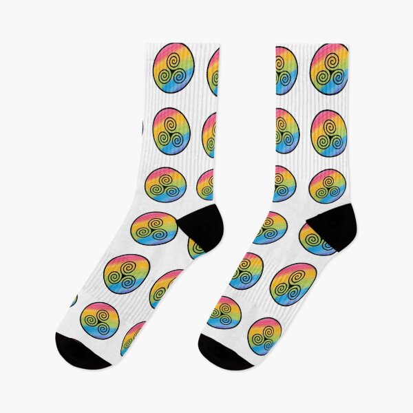 Item preview,  Rainbow Colorful Triple Spiral - Colorful Background designed and sold by JanviRamani.