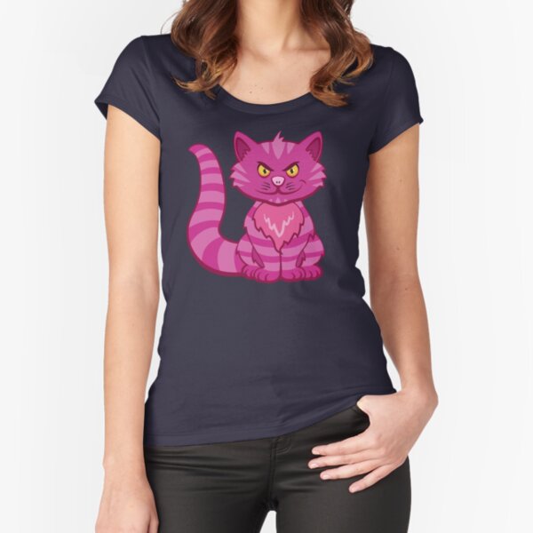 Purrlitical Protest Kitty - Angry Kitty! Fitted Scoop T-Shirt