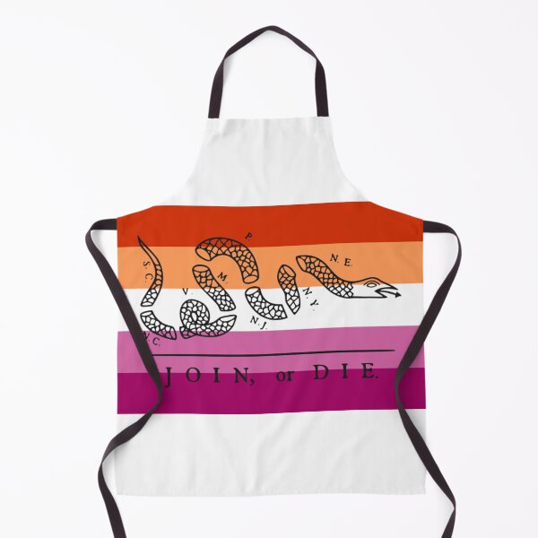 Item preview, JOIN OR DIE lesbian pride flag designed and sold by awsomehog1.