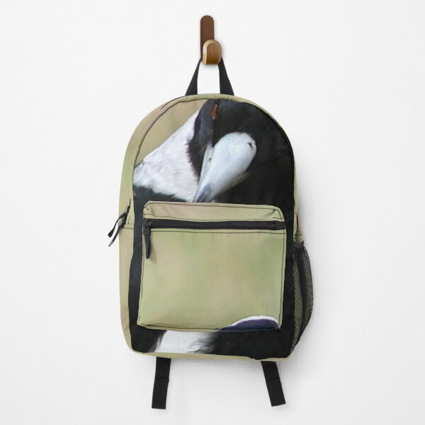 Item preview, Australian Magpie with Leaf in Beak designed and sold by MottoDigging.