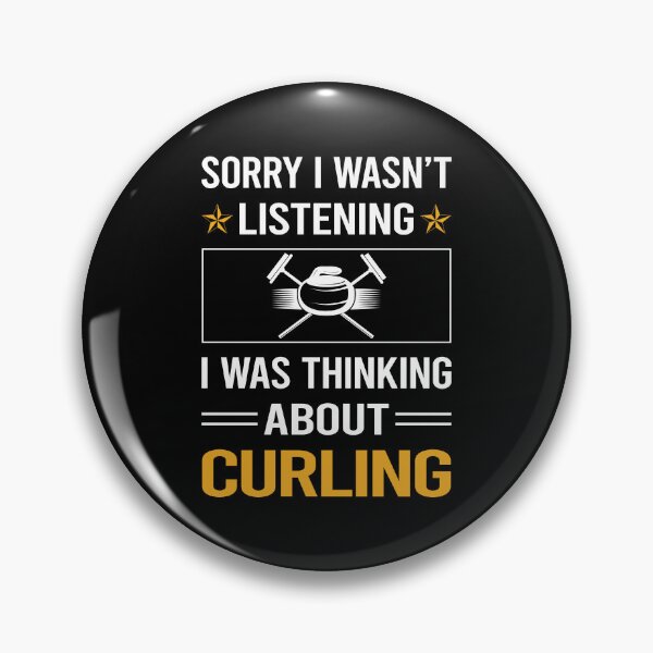 Item preview, Funny Listening Curling designed and sold by fatherbarliman.