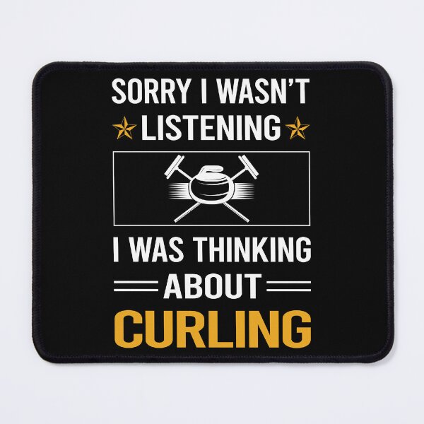 Item preview, Funny Listening Curling designed and sold by fatherbarliman.
