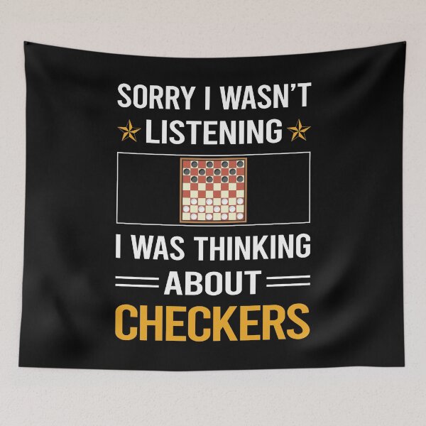 Item preview, Funny Listening Checkers designed and sold by fatherbarliman.