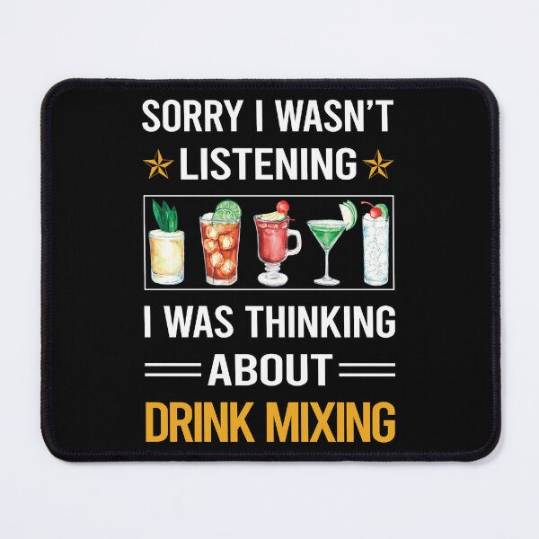 Item preview, Funny Listening Drink Mixing Mixologist Mixology Cocktail Bartending Bartender designed and sold by fatherbarliman.