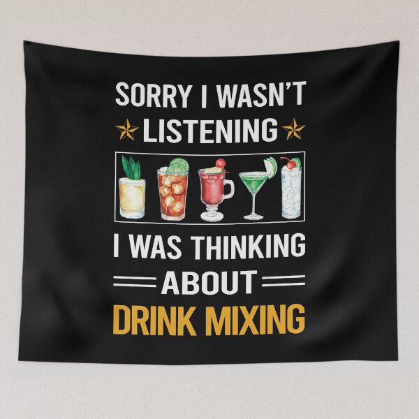 Item preview, Funny Listening Drink Mixing Mixologist Mixology Cocktail Bartending Bartender designed and sold by fatherbarliman.