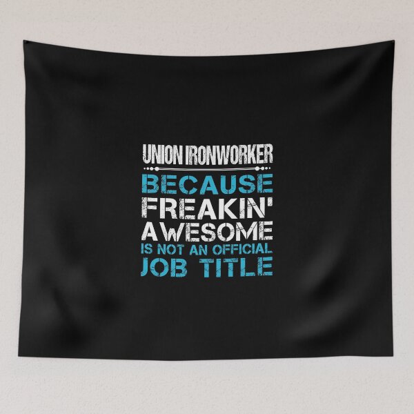 Item preview, Union Ironworker T Shirt - Freaking Awesome Job Gift Item Tee designed and sold by oetate4774.
