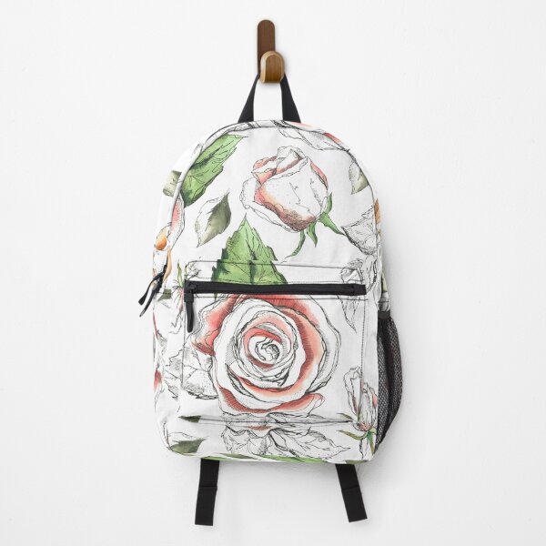 Item preview, Modern classic red rose flower pattern designed and sold by Cordelias-Curio.