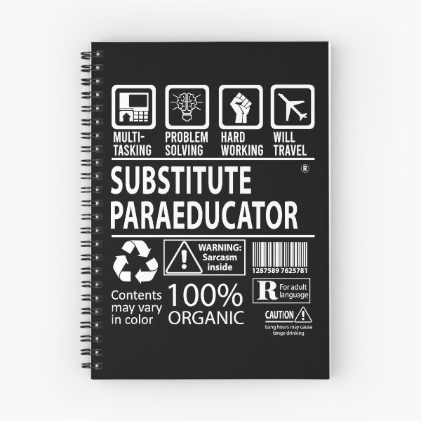 Item preview, Substitute Paraeducator T Shirt - MultiTasking Certified Job Gift Item Tee designed and sold by sabinacsnm.