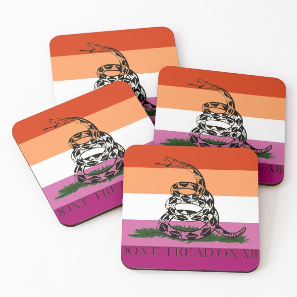 Item preview, Dont Tread on Me lesbian pride flag designed and sold by awsomehog1.