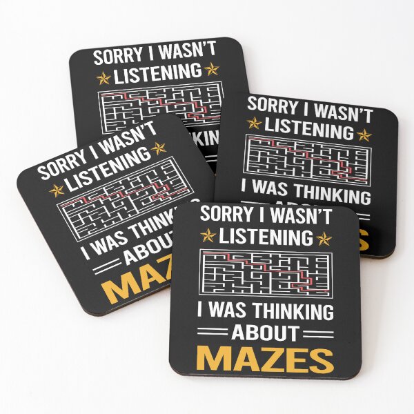 Item preview, Funny Listening Mazes Maze designed and sold by jiggleterrified.