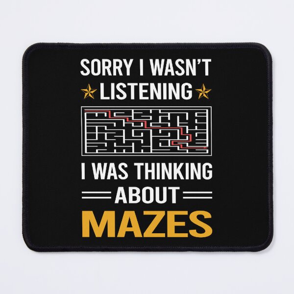 Item preview, Funny Listening Mazes Maze designed and sold by jiggleterrified.