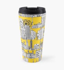 New York yellow Travel Mug