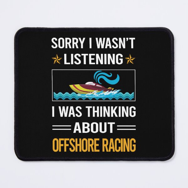 Item preview, Funny Listening Offshore Racing designed and sold by jiggleterrified.