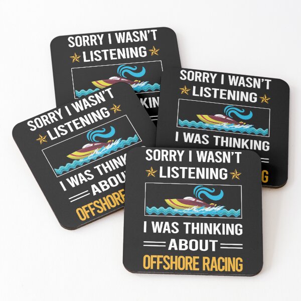 Item preview, Funny Listening Offshore Racing designed and sold by jiggleterrified.