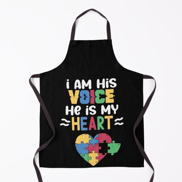 Item preview, I Am His Voice Mom Mama Autistic Autism Awareness Month graphic designed and sold by Merchking1.