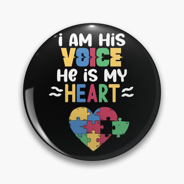 Item preview, I Am His Voice Mom Mama Autistic Autism Awareness Month graphic designed and sold by Merchking1.