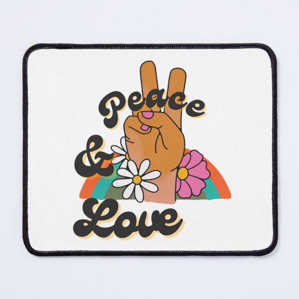 Item preview, Peace And Love Retro Quote designed and sold by NishiiAgrawal.