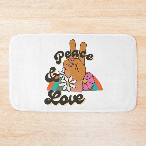 Item preview, Peace And Love Retro Quote designed and sold by NishiiAgrawal.