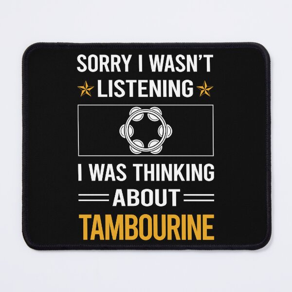 Item preview, Funny Listening Tambourine designed and sold by RandalDavis.