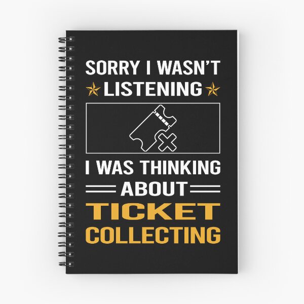 Item preview, Funny Listening Ticket Collecting Tickets designed and sold by RandalDavis.